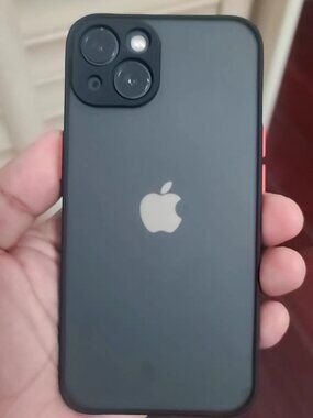 Black Frosted Case w/ Red Buttons